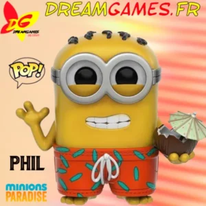 Funko Pop Phil 120 Minions Paradise | Neuf | DreamGames.fr