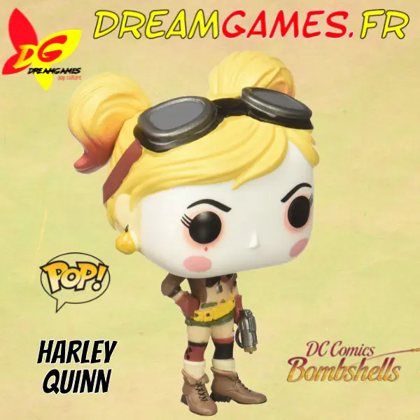Figurine Funko Pop Harley Quinn 166 DC Comics Bombshells