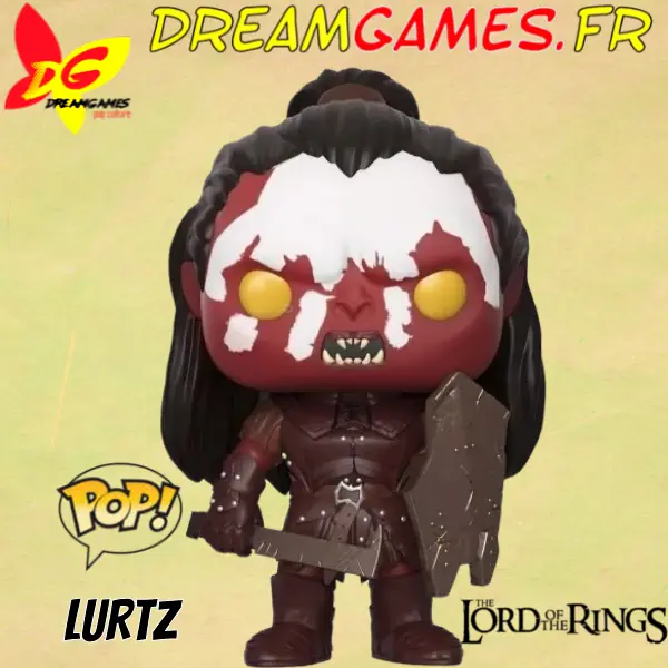 Funko Pop Lurtz 533 The Lord of the Rings (boîte abîmée)
