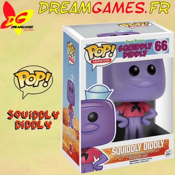 Figurine Funko Pop Squiddly Diddly 66 Hanna Barbera