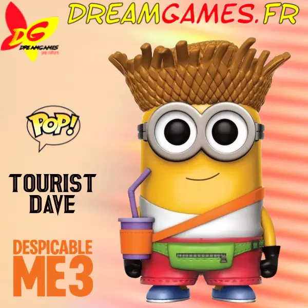 Figurine Funko Pop Tourist Dave 418 Despicable Me 3