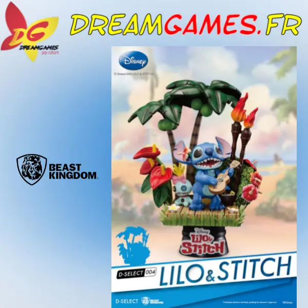 Diorama Stitch avec Ukulélé et Souillon D-Stage 004