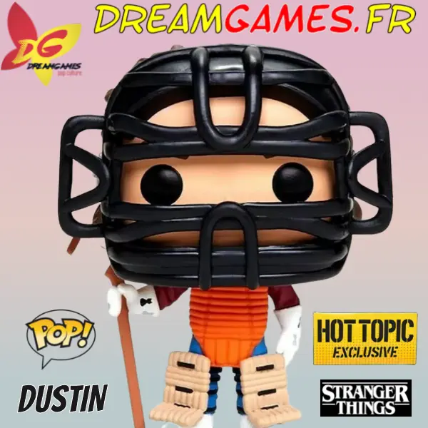 Figurine Funko Pop Dustin 719 Hockey Gear Stranger Things