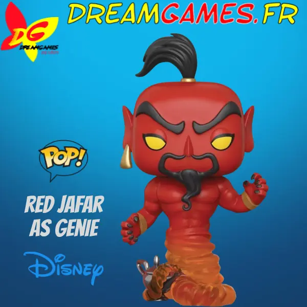 Funko Pop Red Jafar as Genie 356 Disney (Défaut sur le bras)