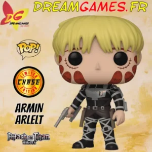 Funko Pop Armin Arlelt 1447 CHASE GITD | Attack on Titan