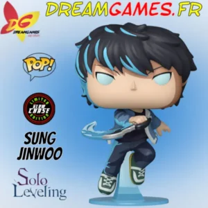 Funko Pop Sung Jinwoo 1982 CHASE GITD | Solo Leveling | Neuf