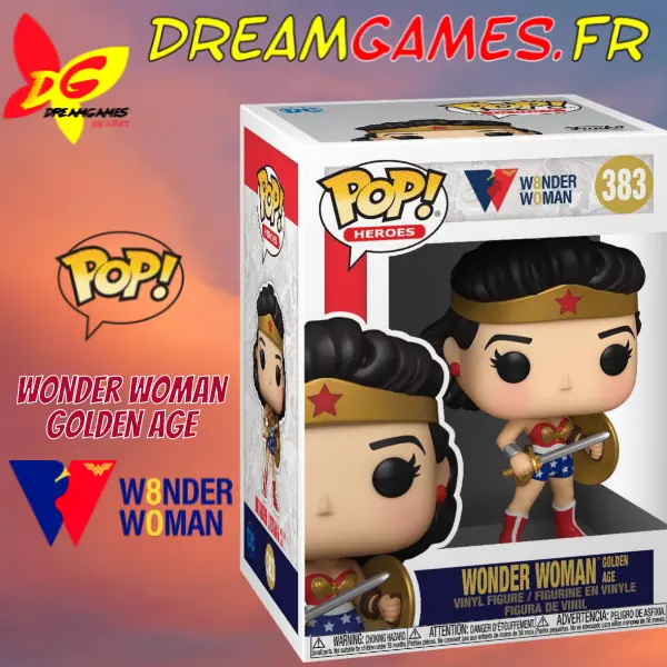 Figurine Funko Pop Wonder Woman Golden Age 383