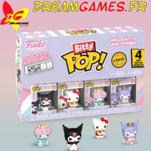 Bitty Pop! Hello Kitty Series 3 | Pack de 4 | Neuf | Sanrio