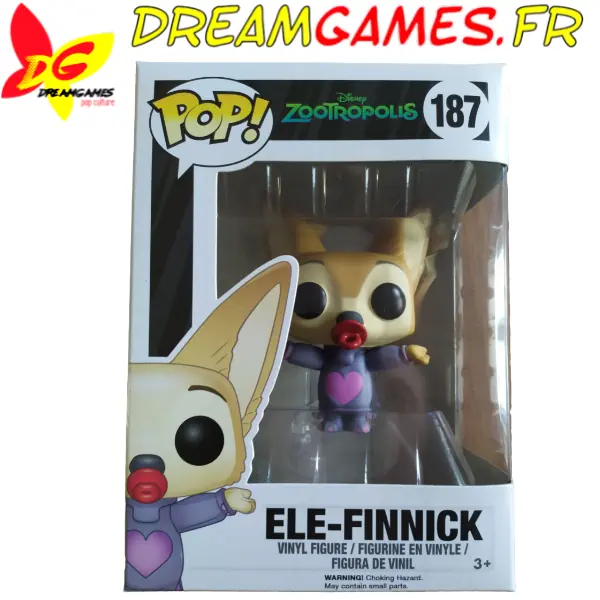 Figurine Funko Pop Ele-Finnick 187 Disney Zootropolis - Image 2
