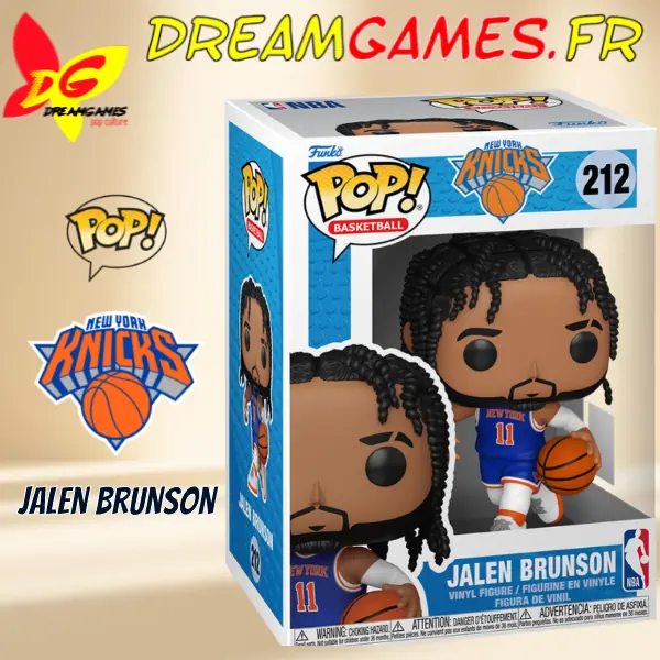 Figurine Funko Pop Jalen Brunson 212 New York Knicks - Image 2
