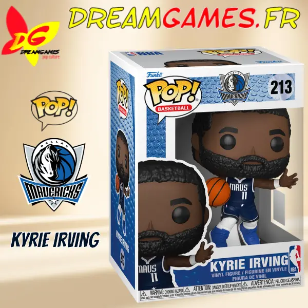 Figurine Funko Pop Kyrie Irving 213 Dallas Mavericks - Image 2