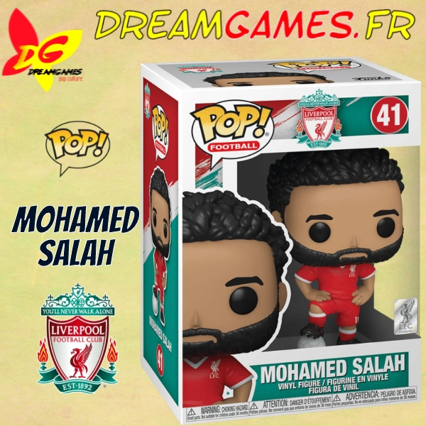 Figurine Funko Pop Mohamed Salah 41 Liverpool FC - Image 2