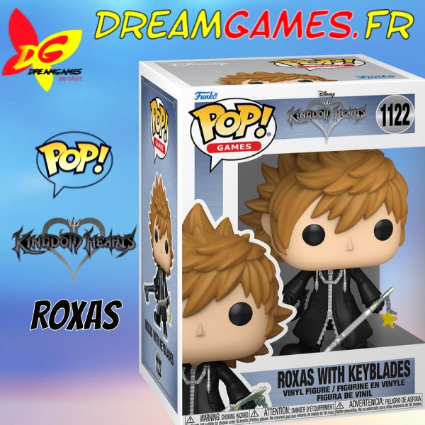 Figurine Funko Pop Roxas with Keyblades 1122 Kingdom Hearts - Image 2