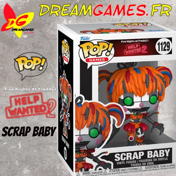 Figurine Funko Pop Scrap Baby 1129 FNAF Help Wanted 2 - Image 2