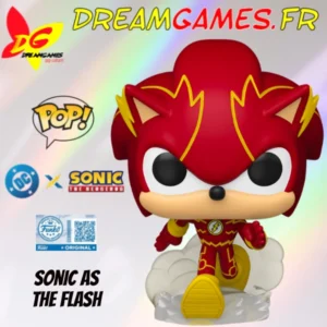 Funko Pop Sonic as The Flash 593 | DC x Sonic | Special Edition