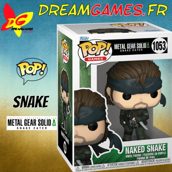 Figurine Funko Pop Naked Snake 1053 Metal Gear Solid - Image 2