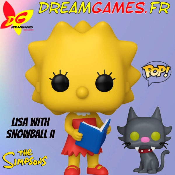 Figurine Funko Pop Lisa with Snowball II 1740 The Simpsons