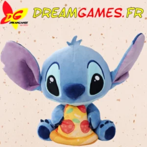 Peluche Stitch avec Pizza 25 cm | Simba Disney | Neuf | DreamGames.fr