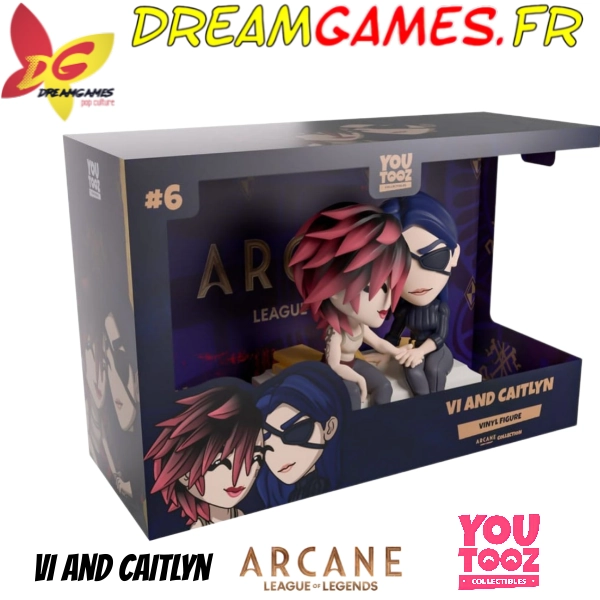 Figurine Duo VI and Caitlyn Arcane YouTooz - Image 2