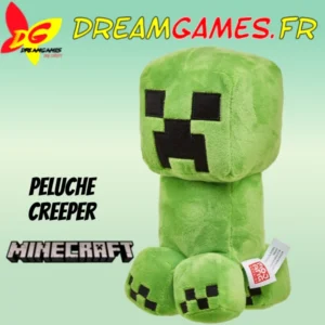 Peluche Creeper Minecraft 20 cm | Mattel | Neuf | DreamGames.fr