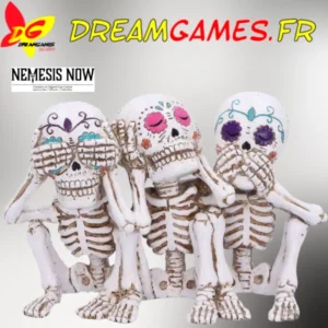 Figurine Three Wise Calaveras Skeletons | Nemesis Now | Neuf | DreamGames.fr