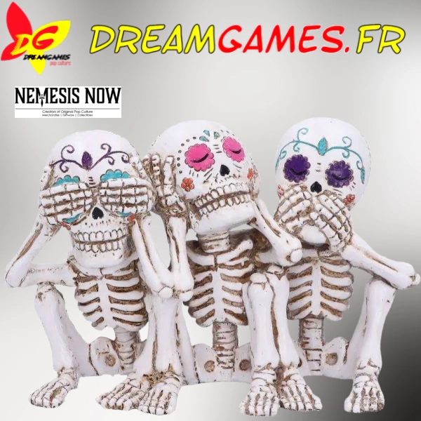 Figurine Calaveras Skeleton Three Wise Nemesis Now
