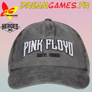 Casquette Pink Floyd Est. 1965 | Style Vintage Gris | Neuf | DreamGames.fr