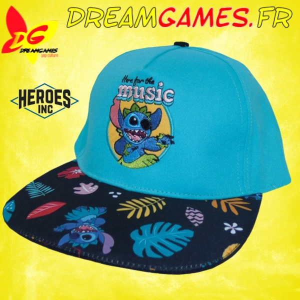 Casquette Stitch Hip Hop Here for the Music