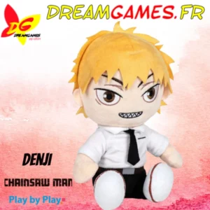 Peluche Denji Chainsaw Man | Play by Play | Neuf | DreamGames.fr