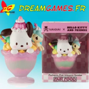 Figurine Pochacco Pink Unicorno Sundae | tokidoki x Sanrio | Neuf | DreamGames.fr