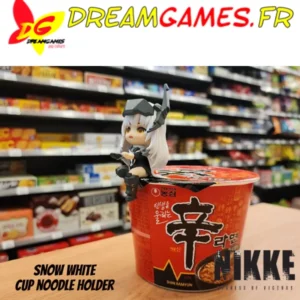 Figurine Snow White Cup Noodle Holder | Goddess of Victory: NIKKE | Neuf | DreamGames.fr