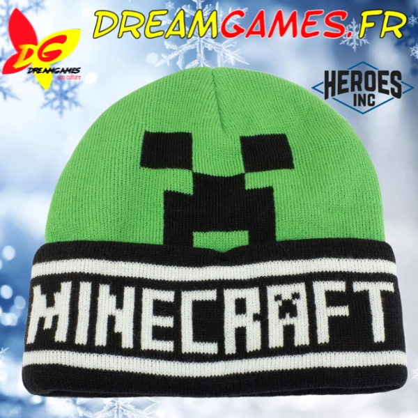 Bonnet Minecraft Creeper Face Heroes Inc