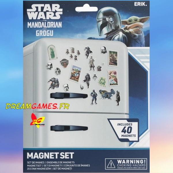 The Mandalorian and Grogu Ensemble de 40 magnets
