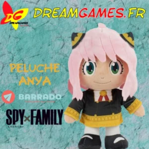 Peluche Anya Forger 28 cm | Spy x Family | Barrado | Officielle | DreamGames.fr