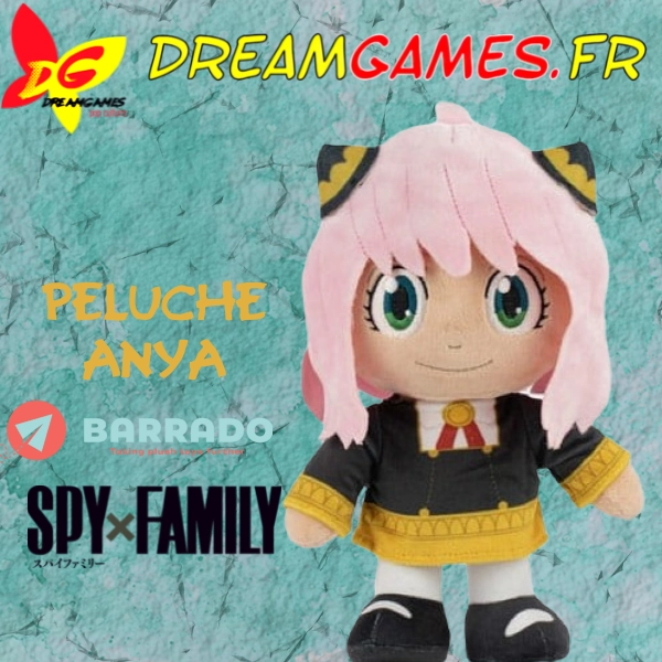 Peluche Anya Forger Spy X Family 28 cm Barrado