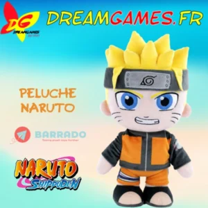 Peluche Naruto Uzumaki 30 cm | Barrado | Officielle | DreamGames.fr