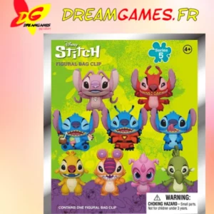 Sachet Surprise Porte-clรฉs 3D Lilo & Stitch (Sรฉrie 5) | Monogram | Neuf | DreamGames.fr