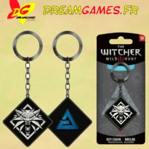 Porte-clés The Witcher 3 | Loup & Signe Aard | Good Loot | Neuf | DreamGames.fr