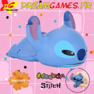 Figurine Squishy Stitch Allongé | Squitchy Sbabam | Neuf | DreamGames.fr