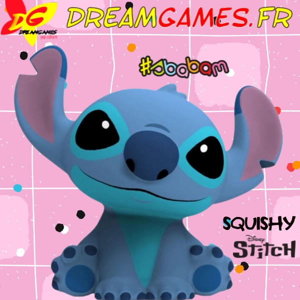 Squishy Stitch assis Disney Sbabam