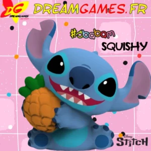 Figurine Squishy Stitch avec Ananas | Squitchy Sbabam | Neuf | DreamGames.fr