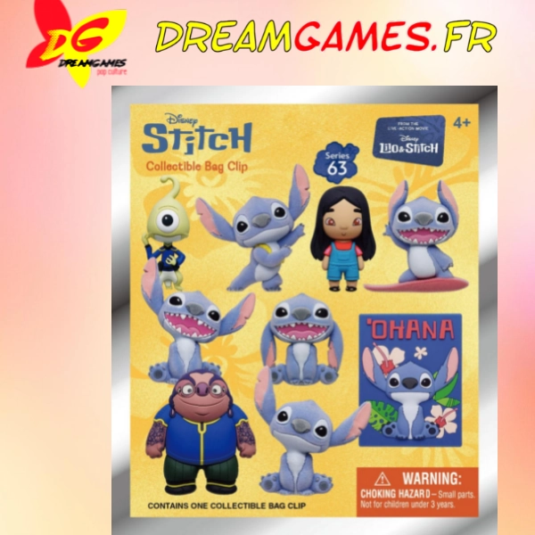 Stitch Collectible Bag Clip Series 63