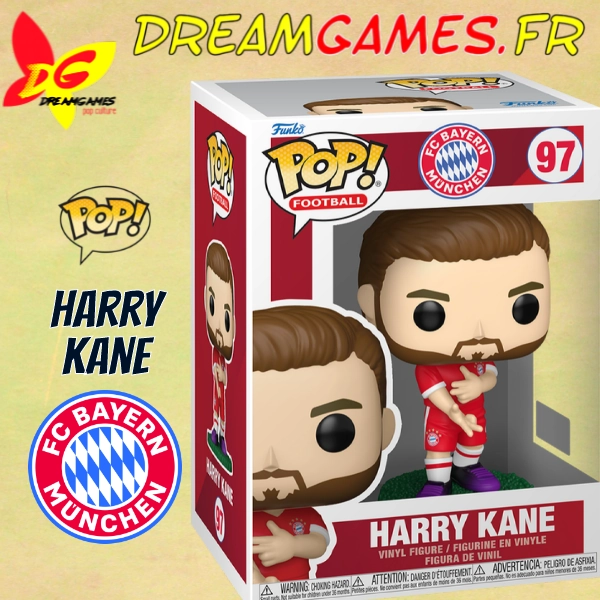 Figurine Funko Pop Harry Kane 97 Pose FC Bayern de Munich - Image 2