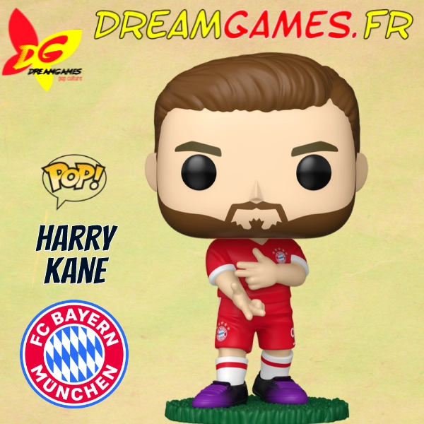 Figurine Funko Pop Harry Kane 97 Pose FC Bayern de Munich