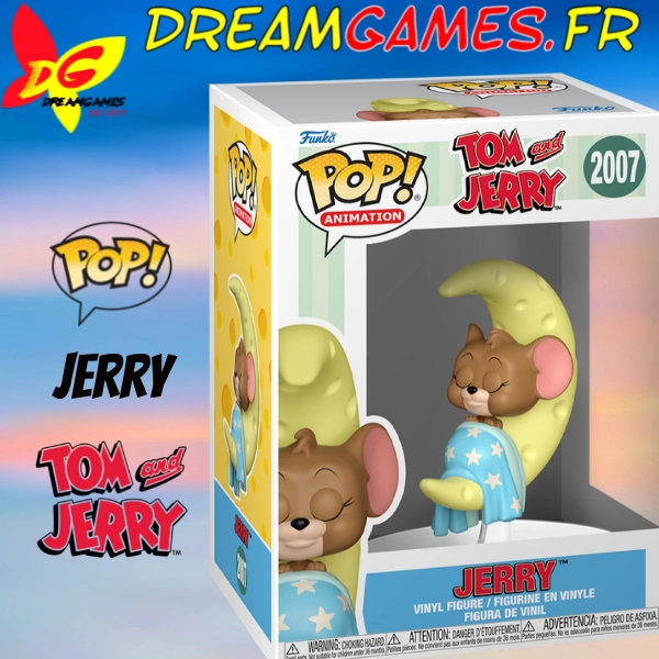 Figurine Funko Pop Jerry 2007 on Cheese Moon Tom and Jerry - Image 2