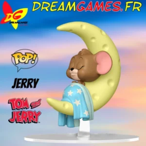 Funko Pop Jerry on Cheese Moon 2007 | Tom and Jerry | Boîte Abîmée