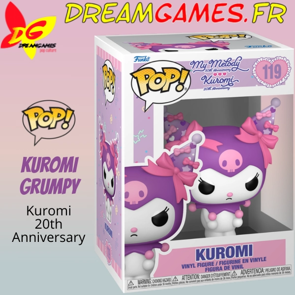 Figurine Funko Pop Kuromi 119 Grumpy 20th anniversary - Image 2