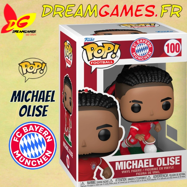 Figurine Funko Pop Michael Olise 100 FC Bayern de Munich - Image 2