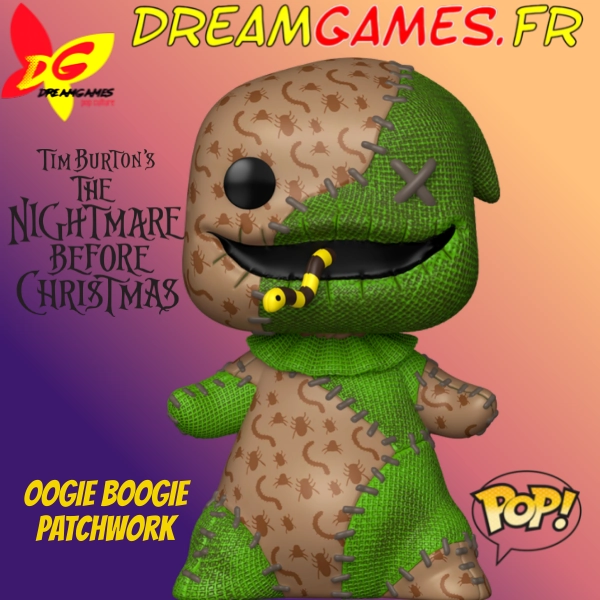 Pop Oogie Boogie 1634 Patchwork Nightmare before Christmas