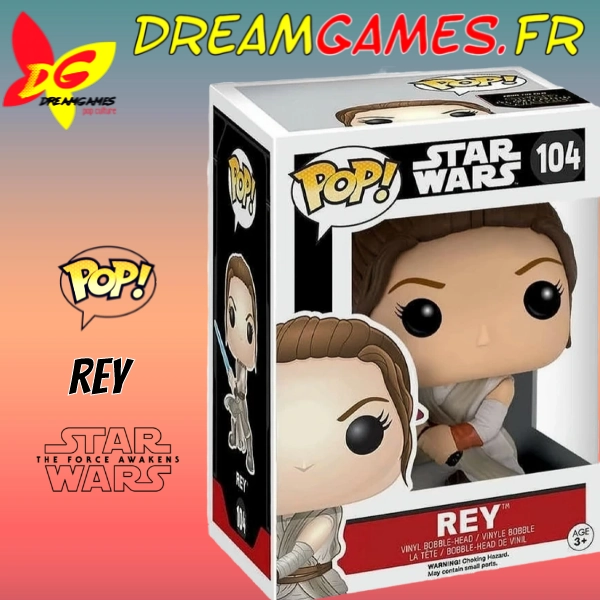 Figurine Funko Pop Rey 104 Star Wars The Force Awakens - Image 2